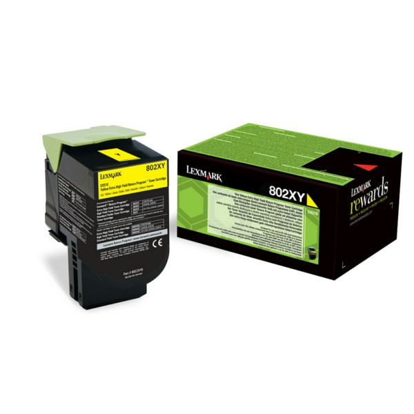 Original Toner jaune Lexmark 0080C2XY0/802XY jaune