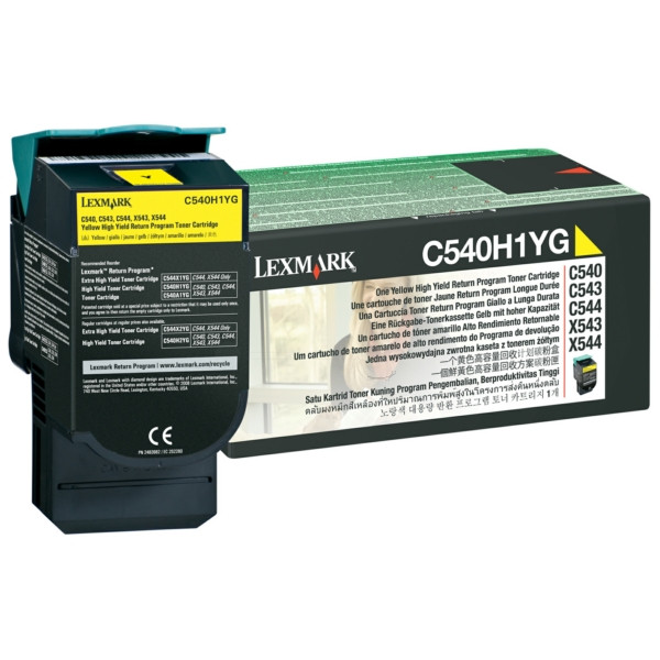 Original Toner jaune Lexmark 00C540H1YG jaune