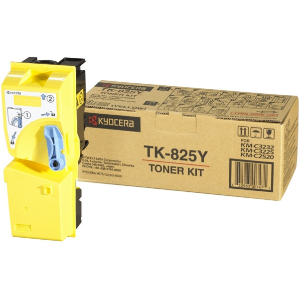 Original Toner jaune Kyocera 02FZAEU0/TK-825 Y jaune