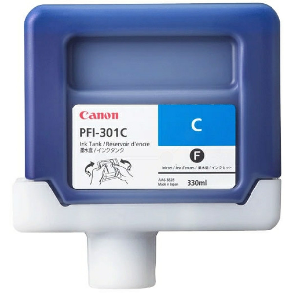 Original Cartouche d'encre cyan Canon 1487B001/PFI-301 C cyan