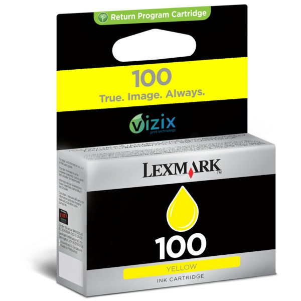 Original Cartouche d'encre jaune Lexmark 14N0902E/100 jaune