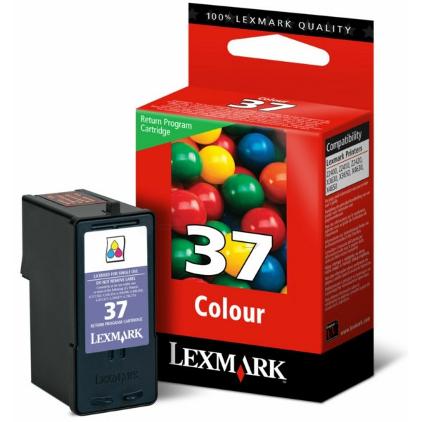 Original Cartouche à tête d'impression couleur Lexmark 18C2140E/37 color