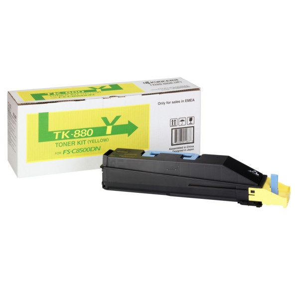 Original Toner jaune Kyocera 1T02KAANL0/TK-880 Y jaune