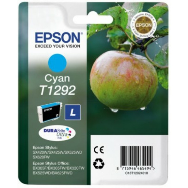 Original Cartouche d'encre cyan Epson 2924010/T1292 cyan