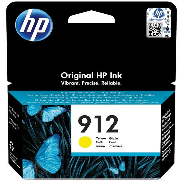 Original Cartouche d'encre jaune HP 3YL79AE/912 jaune