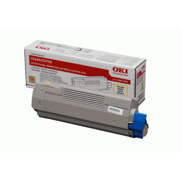 Original Toner gelb OKI 43872305 gelb