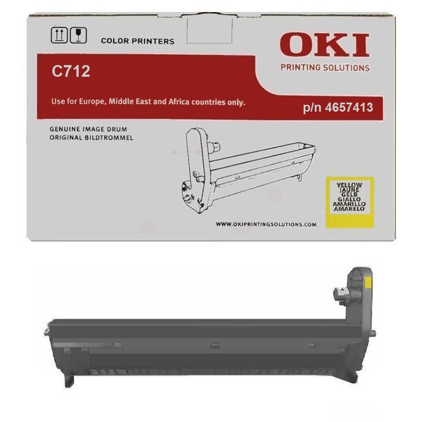 Original Kit tambour OKI 46507413 jaune