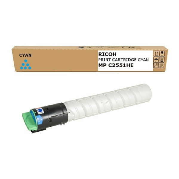 Original Toner cyan Ricoh 842064/TYPE MPC 2551 HE cyan