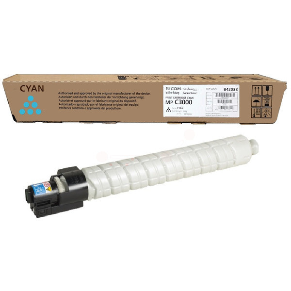 Original Toner cyan Ricoh 884949/MP C3000 cyan