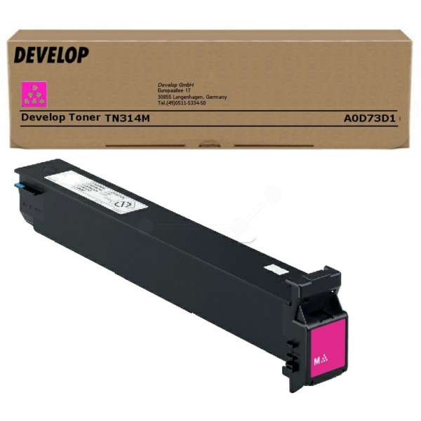 Original Toner magenta Develop A0D73D1/TN-314 M magenta