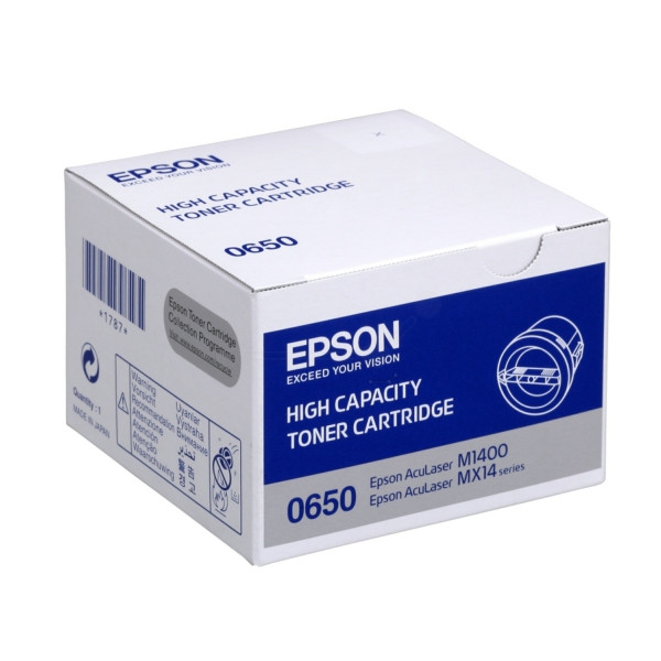 Original Toner noir Epson C13S050650/0650 noir