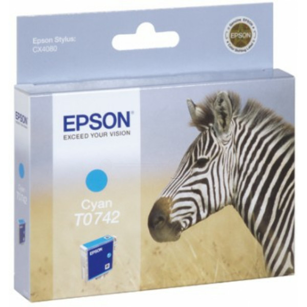 Original Cartouche d'encre cyan Epson C13T074240/T0742 cyan