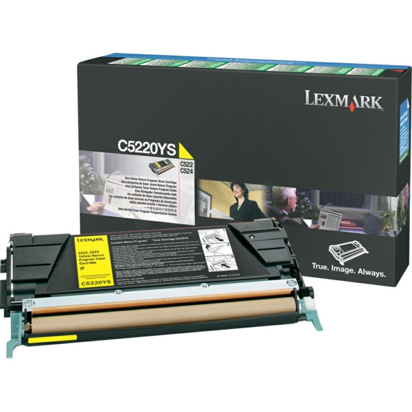 Original Toner jaune Lexmark C5220YS jaune