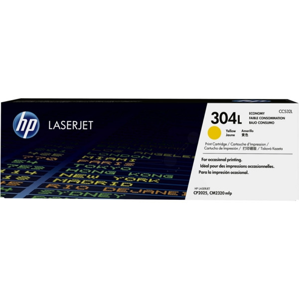 Original Toner jaune HP CC532L/304L jaune