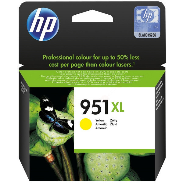 Original Cartouche d'encre jaune HP CN048/951XL jaune