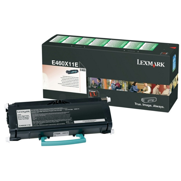 Original Toner schwarz Lexmark E460X11E schwarz