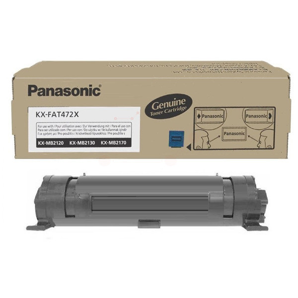 Original Toner noir Panasonic KXFAT472X noir