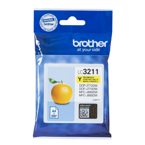 Original Cartouche d'encre jaune Brother LC3211Y jaune