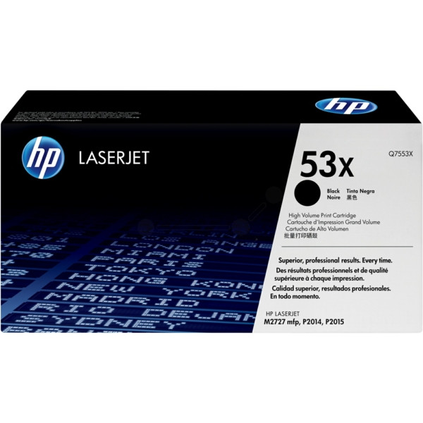 Original Toner schwarz HP Q7553X/53X schwarz