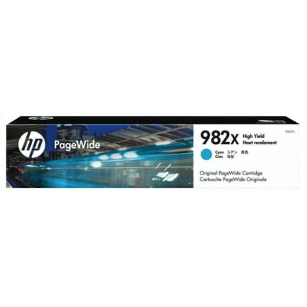 Original Cartouche d'encre cyan HP T0B27A/982X cyan