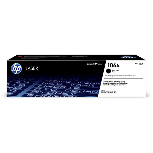 Original Toner noir HP W1106A/106A noir