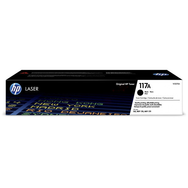 Original Toner noir HP W2070A/117A noir