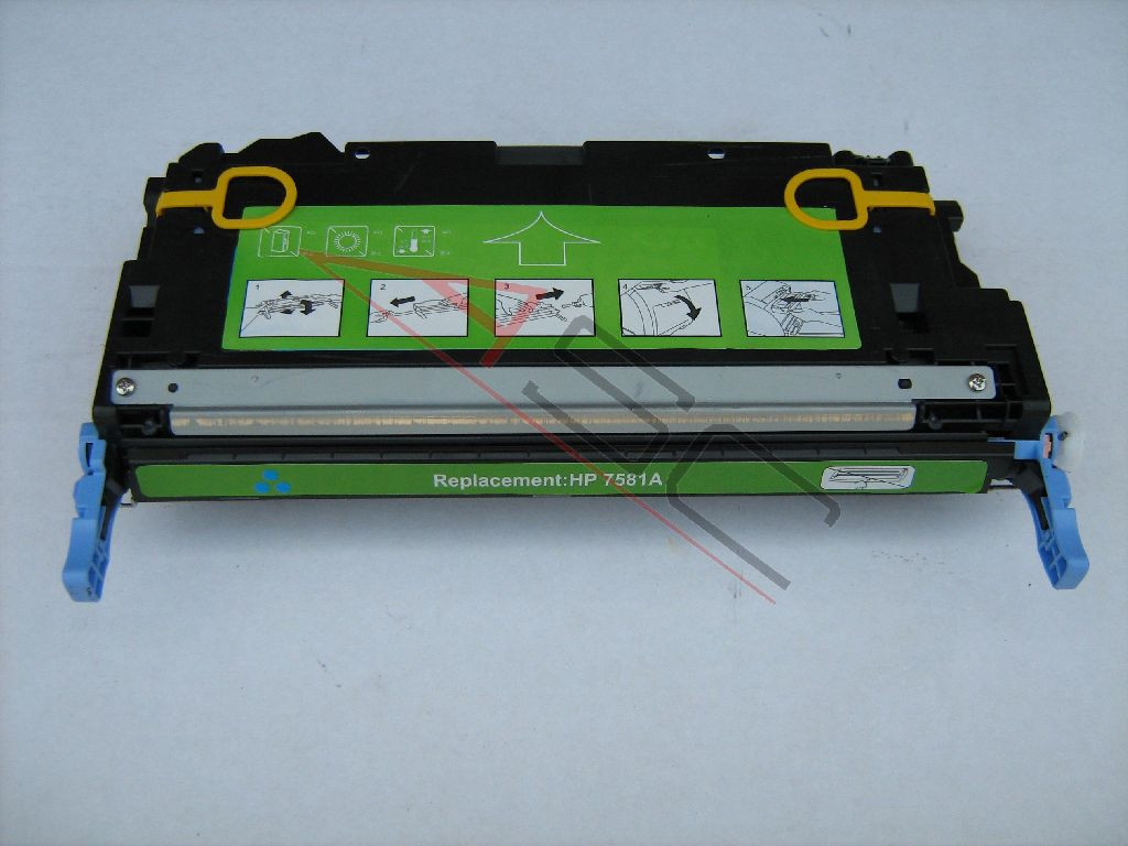 Cartouche de toner (alternatif) compatible à HP Color Laserjet 3800  CP 3505 Serie cyan 
