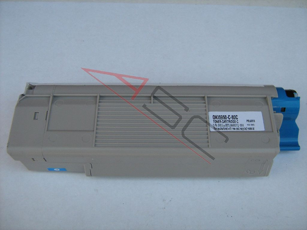 Cartouche de toner (alternatif) compatible à Oki C 5850 Serie/ C 5950 Serie  OKI MC 560 DN/ 560 N cyan