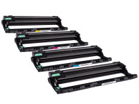 Tambor (alternatif) compatible à Brother DR241CL Noir Cyan Magenta Jaune