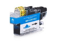 Cartucho de tinta (alternatif) compatible à Brother LC421C cyan