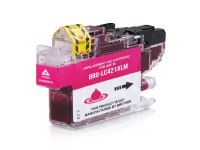Cartucho de tinta (alternatif) compatible à Brother LC421M magenta