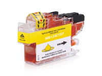 Cartucho de tinta (alternatif) compatible à Brother LC421Y jaune