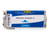 Cartucho de tinta (alternatif) compatible à Epson C13T35824010 cyan