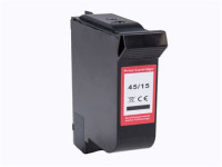 Cartucho con cabezal de impresión (alternatif) compatible à HP C6615DE noir