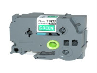 P-Touch (alternatif) compatible à Brother TZE251 Blanc vert