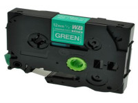 P-Touch (alternatif) compatible à Brother TZE735 vert blanc