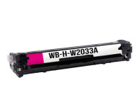 Tóner (alternatif) compatible à HP W2033A magenta