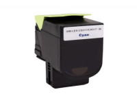 Tóner (alternatif) compatible à Lexmark 71B0020 cyan