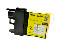 Encre (alternatif) compatible à Brother LC1000Y jaune