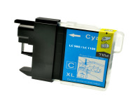 Encre (alternatif) compatible à Brother LC1100C cyan