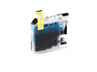 Encre (alternatif) compatible à Brother - LC125XLC/LC-125 XL C - DCP-J 4110 DW cyan