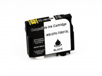 Encre (alternatif) compatible à Epson C13T08014011/C 13 T 08014011 - T0801 - Stylus Photo P 50 noir