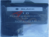 Encre (alternatif) compatible à Lexmark 010N0016E  No. 16 noir
