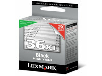 Original Cartouche à tête d'impression noire Lexmark 0018C2170E/36XL noir