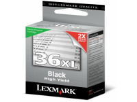 Original Cartouche à tête d'impression noire Lexmark 18C2170E/36XL noir