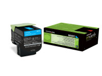 Original Toner cyan Lexmark 80C20C0/802C cyan