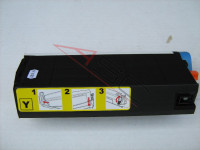 Cartouche de toner (alternatif) compatible à Oki C 7000CCS/100/N/200/DN/N/300/DN/N/350/DN/DTN/N/400/500/DXN/HDN  jaune