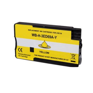 Cartucho de tinta (alternatif) compatible à HP 3ED69A jaune